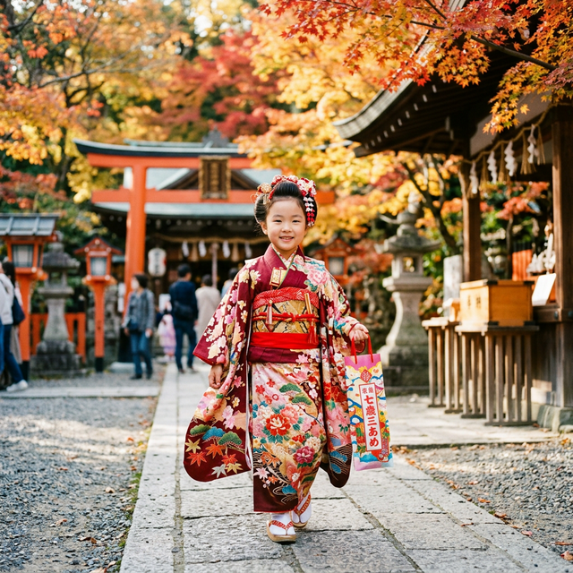 七五三のお祝い着